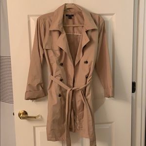 Tan professional rain jacket